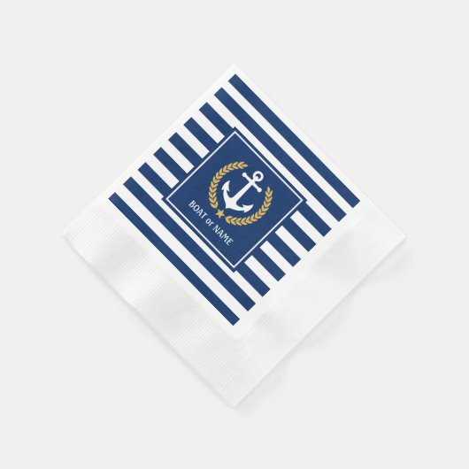 Naam van het schip of familie Anchor Gold Laurel S Servet (Hoek)