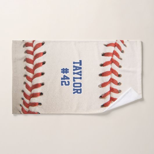 Naam van het team Baseball Sport Player Handdoek (Handdoek)