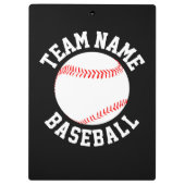 Naam van het team van het Aangepaste Baseball Coac Klembord (Achterkant)