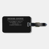 Naam van het travellerscript | Plattelandsthema Bagagelabel (Achterkant horizontaal)