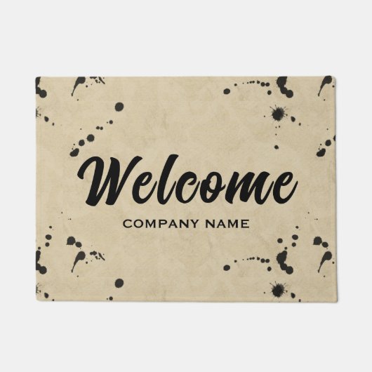Naam van Ink Drop Effect Company, Welkom Deurmat (Voorkant)