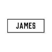 Naam van James Rubberstempel (Afrduk)