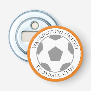 Naam van je Football club Button Flesopener