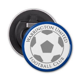 Naam van je Football club Button Flesopener
