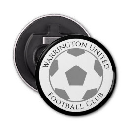 Naam van je Football club Button Flesopener