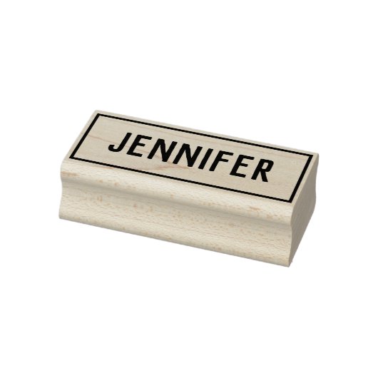 Naam van Jennifer Rubberstempel (Stempel)