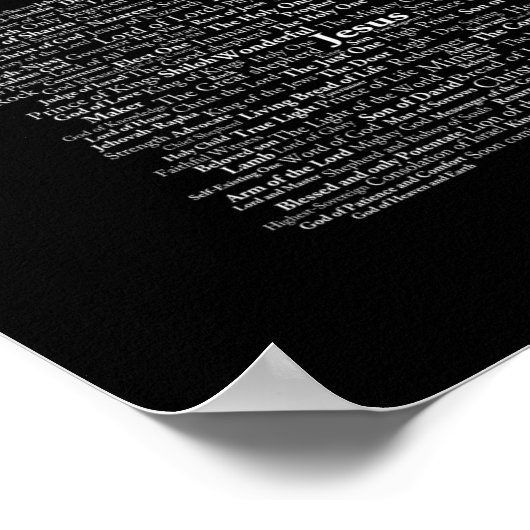 Naam van Jezus gotGod316.com Poster (Hoek)