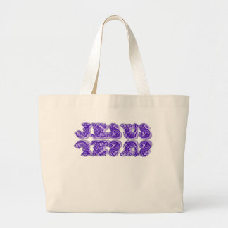 Naam van Jezus Naam boven alle namen Grote Tote Bag