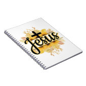 Naam van Jezus w/zonnebloem & Notitieboek over de  (Rechterzijde)