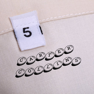 Naam van kinderen Kledinglabels voor kinderopvang Zelfinktende Stempel