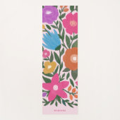 Naam van kutkleurige flessen | Roze Yogamat (Voorkant)