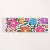 Naam van kutkleurige flessen | Roze Yogamat (Voorkant (horizontaal))