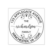 Naam van legant rubberstempel (Afrduk)