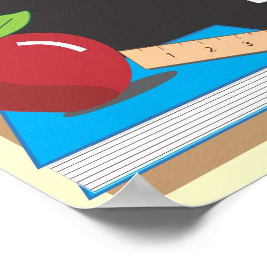 Naam van leraar Blackboard door Poster (Hoek)