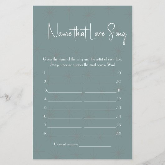 Naam van liefdessliergame flyer (Voorkant)