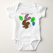 NAAM van mijn eerste paashaas Romper (Voorkant)