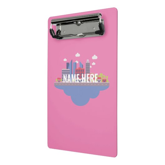 Naam van Mini Clipboard logo City Mini Klembord (Angled2)
