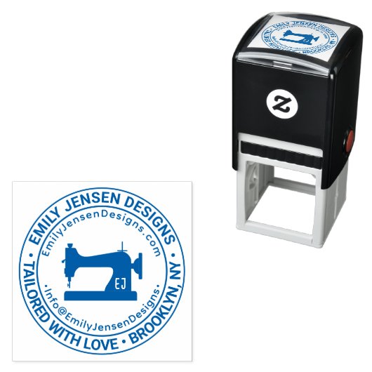 Naam van naaimachinebedrijf Locatie URL E-mail Zelfinktende Stempel (In situ)