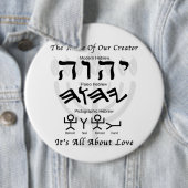 Naam van onze ontwerper ronde button 6,0 cm (In situ)