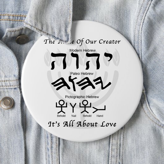 Naam van onze ontwerper ronde button 6,0 cm (In situ)