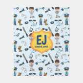 Naam van persoonlijke paddenstoel fleece deken (Voorkant)