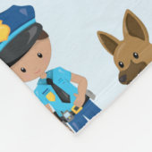 Naam van persoonlijke paddenstoel fleece deken (Hoek)