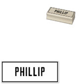 Naam van Phillip Rubberstempel (Gestempeld)