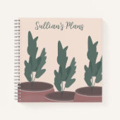 Naam van potplanten script notitieboek (Voorkant)