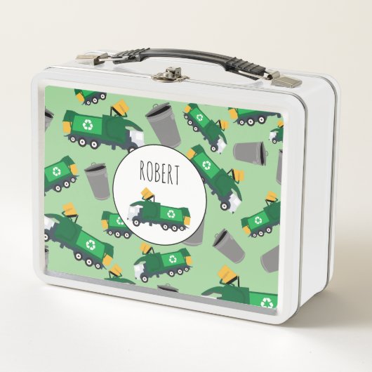 Naam van prullenbakken voor hergebruik van vuilnis (Voorkant)