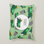 Naam van prullenbakken voor hergebruik van vuilnis accent kussen (Achterkant (Verticaal))