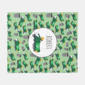 Naam van prullenbakken voor hergebruik van vuilnis fleece deken (Voorkant (Horizontaal))