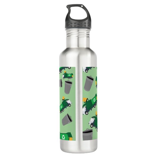 Naam van prullenbakken voor hergebruik van vuilnis waterfles  (Achterkant)