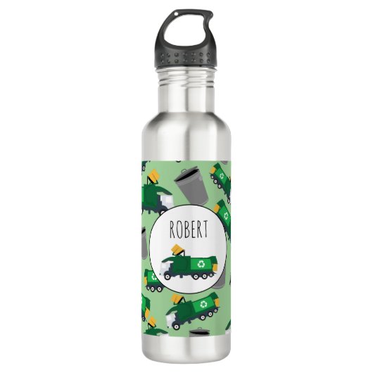 Naam van prullenbakken voor hergebruik van vuilnis waterfles  (Voorkant)