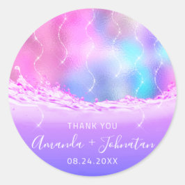 Naam van Roos: Datum Parkeergolfbreker roze Ronde Sticker