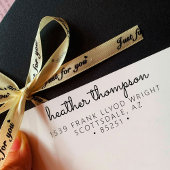 Naam van script voor het retouradres stijlvolle mi  zelfinktende stempel