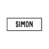 Naam van Simon Rubberstempel (Afrduk)