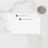 Naam van sjabloon Familienaam Business Company Log (Voorkant / Achterkant in situ)