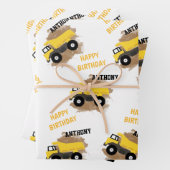 Naam van speciale driepuntsconstructiemuiken inpakpapier vel (In situ)