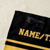 Naam van speler team van waterpoo-balkteam Aangepa Strandlaken (In situ)