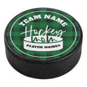 Naam van team Hockey mama aangepaste Hockey Puck (3/4)