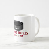 Naam van team voor aangepast Hockey Player Koffiemok (Voorkant rechts)