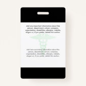 Naam van uw zorgverlener Logo Foto Clip Badge (Achterkant)