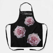 naam Vanessa roze rose boho Schort (Voorkant)