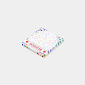  naam - Veel kleurrijke cirkels notities Post-it® Notes (Schuin)