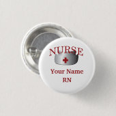 Naam verpleegster Rond Button (Voorkant /achterkant)