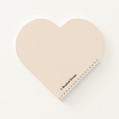 naam Victoria  paarse bloemen Notitieboek (Achterkant)