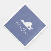 naam Virginia State Map Servet (Hoek)