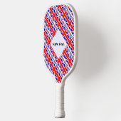 Naam vlag Verenigd Koninkrijk en Groot-Brittannië Pickleball Paddle (Links)