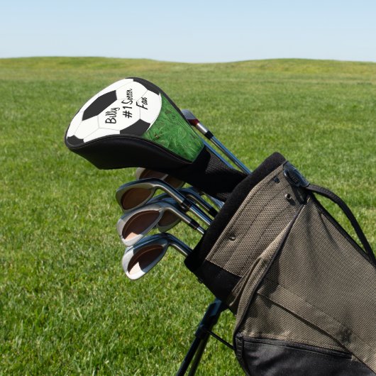 Naam Voetbal Fan Sport Design Golfheadcover (Insitu)
