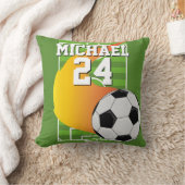 Naam voetbal Jersey Number Sports Kussen (Deken)